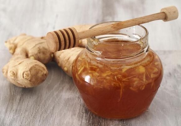 العسل الطبيعي مع جذر الزنجبيل يزيد من الفاعلية